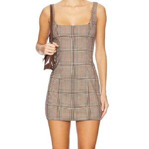 Plaid Mini Dress